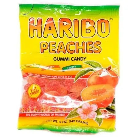 PEG HARIBO PEACHES 5 OZ