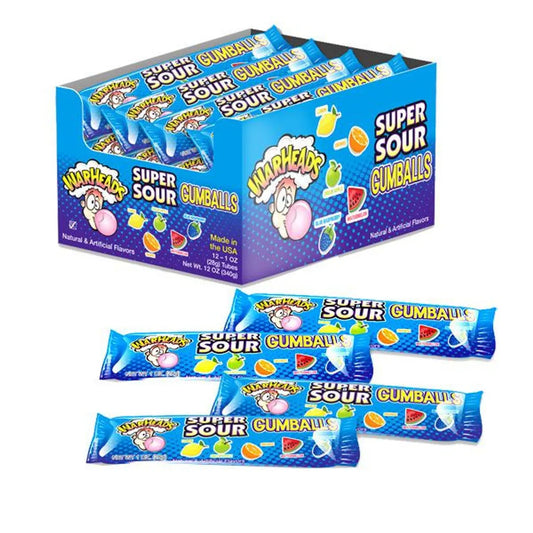 WARHEAD SUPER SOUR GUMBALLS 12CT