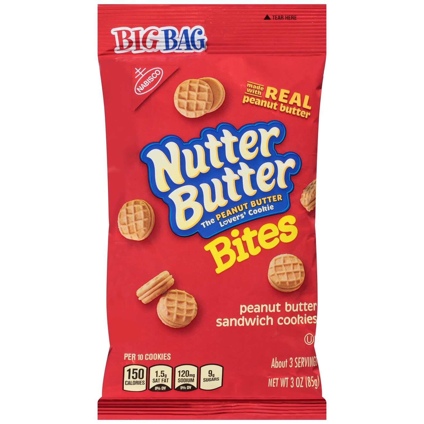 NAB BAG NUTTER BUTTER 6CT