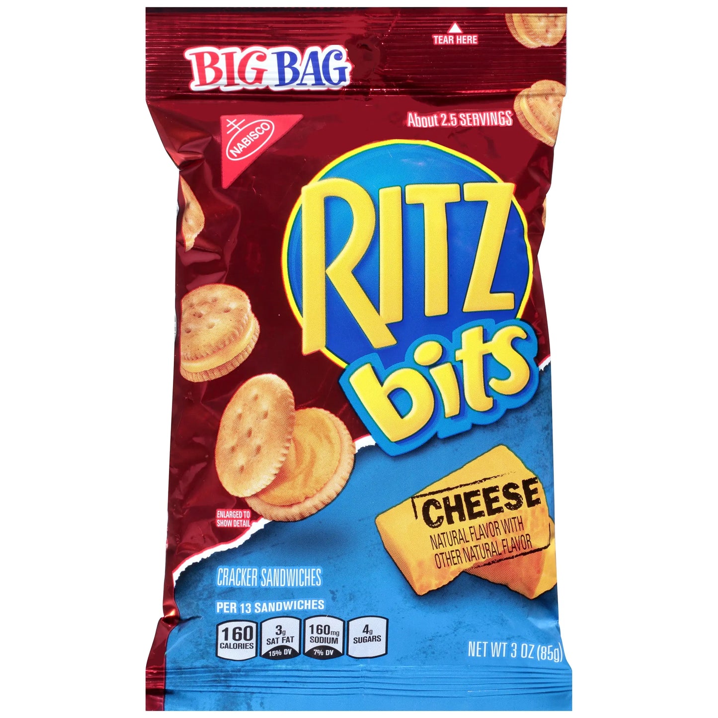 NAB BAG RITZ BITZ (CHEESE) 6CT