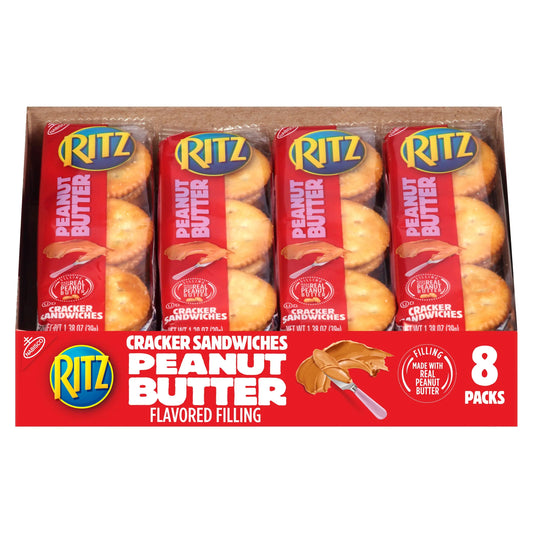 RITZ CRACKER SANDWICHES PEANUT BUTTER 8C