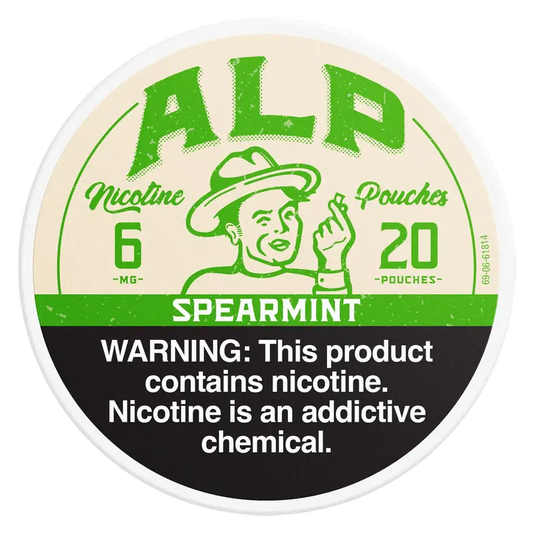 ALP 6MG SPEARMINT NICOTINE POUCHES 5CT