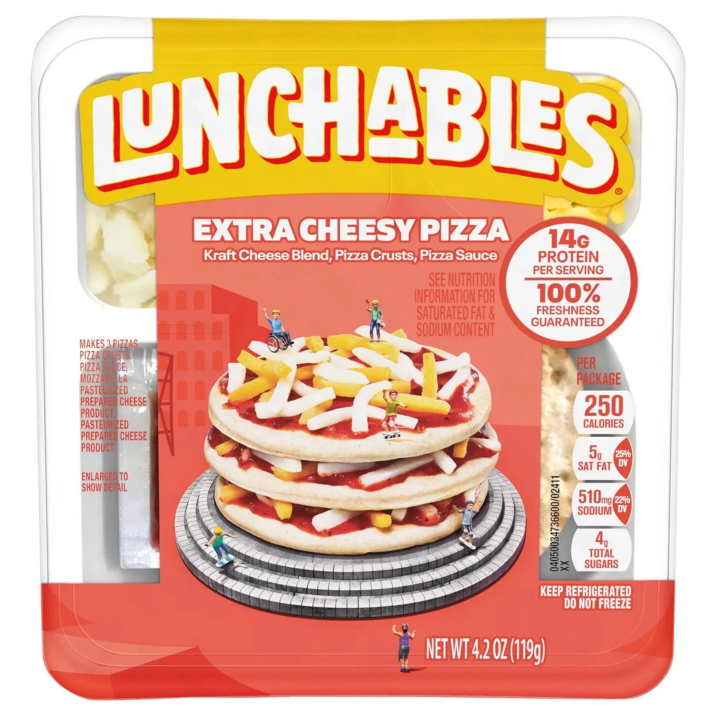 LUNCHABLE CHEESY PIZZA 6 OZ