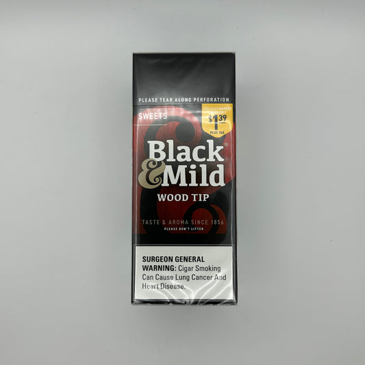 BLACK & MILD PP $1.39 SWEET WT 25CT  
