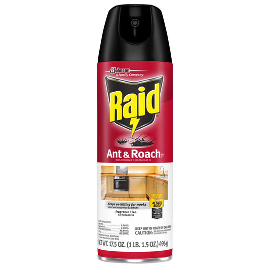 RAID ANT & ROACH KILLER FRAG FREE 6/17.5 OZ