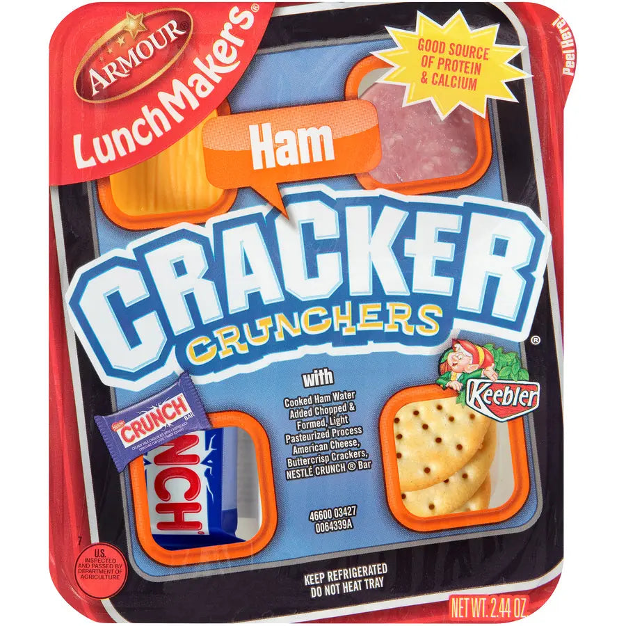 LUNCHMAKERS HAM & AMERICAN 2.4OZ