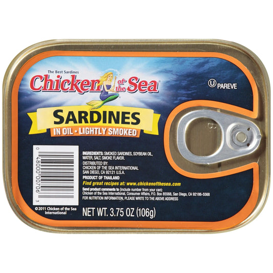 C.O.S SARDINES IN OIL/SMOKED 9/3.75OZ