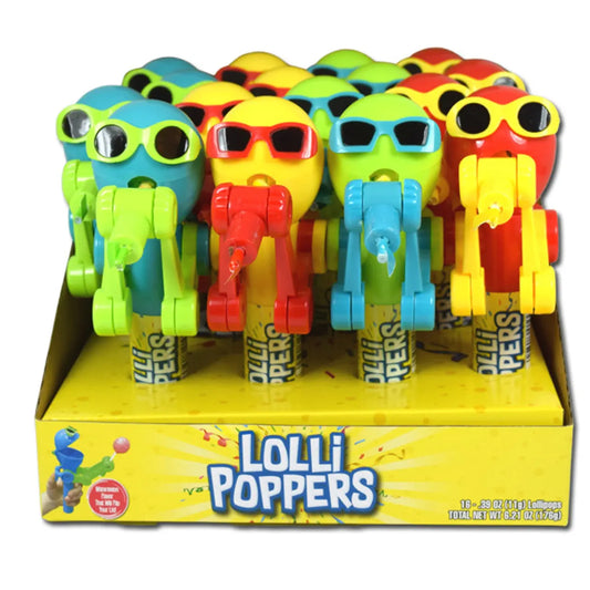 LOLLI POPPERS DISPLAY CARTON 16CT