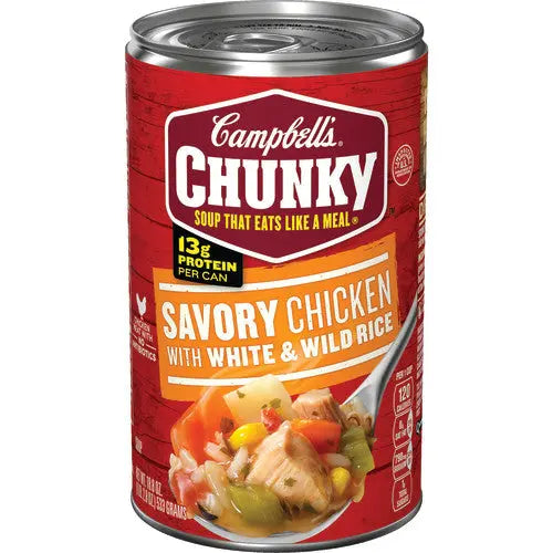 CAMP CHUNKY CHKN & WHITE RICE 18.8OZ