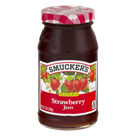 SMKR JAM STRAWBERRY SEEDLESS 12 OZ