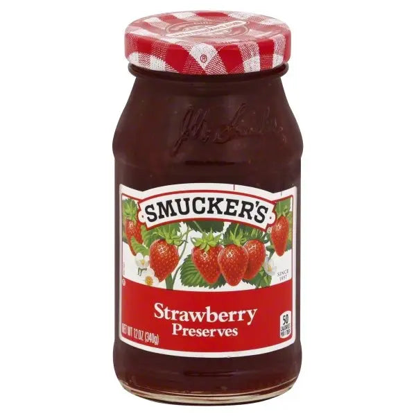 SMKR PRESERVES STRAWBERRY 6/12 OZ