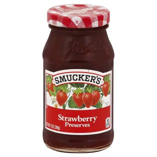 SMKR PRESERVES STRAWBERRY 6/12 OZ
