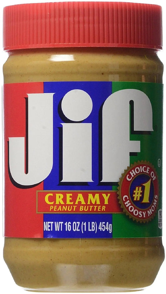 JIF CREAMY PEANUT BUTTER 6/16 OZ