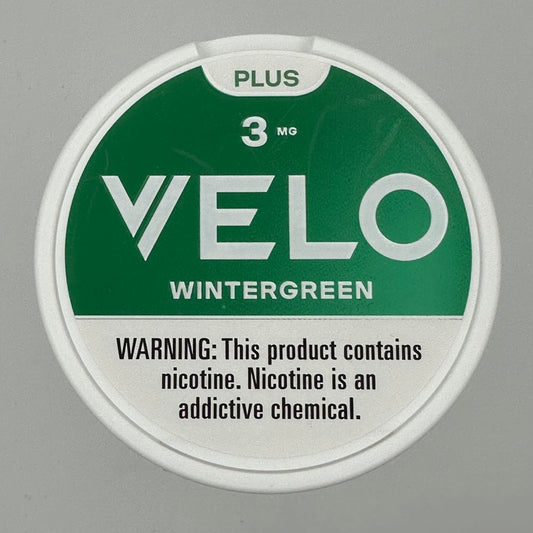 Velo Plus Wintergreen 3MG Nicotine Pouches 5CT - Chase Cash & Carry