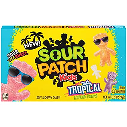 THR SOUR PATCH KIDS TROPICAL 6CT