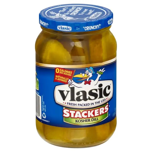 VLASIC STACKERS KOSHER DILL 16OZ