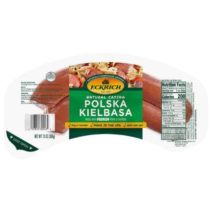 ECKRICH POLISH SAUSAGE 13OZ 1CT