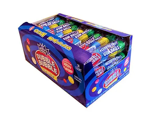 DUBBLE BUBBLE GUM BALLS 36CT