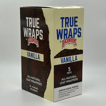 TRUEWRAPS BY BACKWOODS VANILLA 16/5PKS