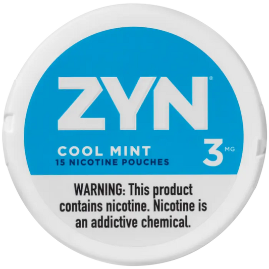 ZYN 3MG COOL MINT NICOTINE POUCHES 5CT