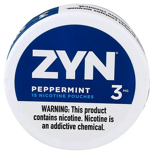 ZYN 3MG PEPPERMINT NICOTINE POUCHES 5CT