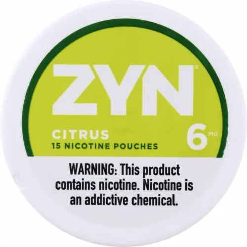 ZYN 6MG CITRUS NICOTINE POUCHES 5CT