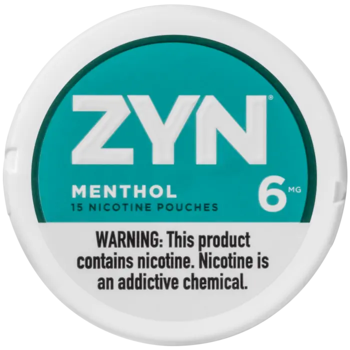 ZYN 6MG MENTHOL NICOTINE POUCHES 5CT