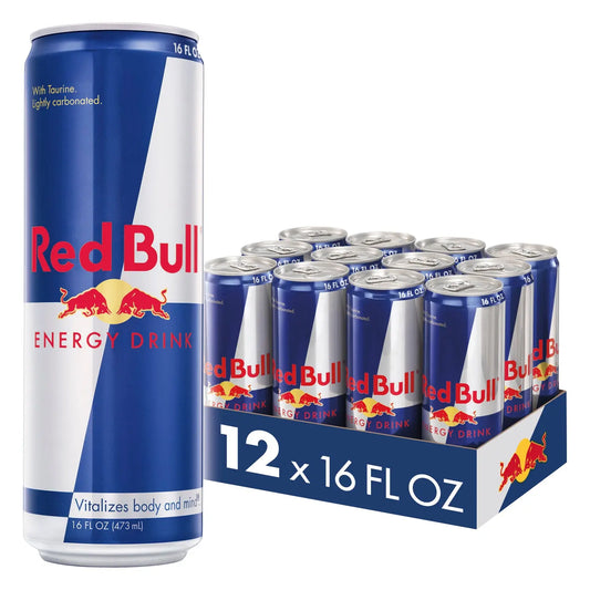 RED BULL 16 OZ CANS 12CT
