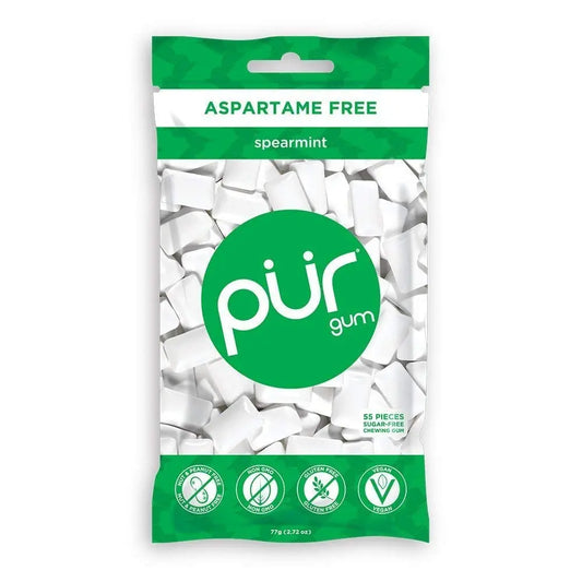 Pur Gum Bags Spearmint 12CT - Chase Cash & Carry
