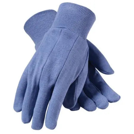 GLOVES BLUE JERSEY 12CT