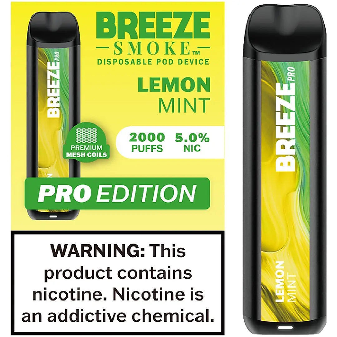BREEZE PRO LEMON MINT 10CT (FINAL SALE)