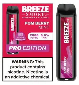 BREEZE PRO POM BERRY MINT 10CT (FINAL SALE)