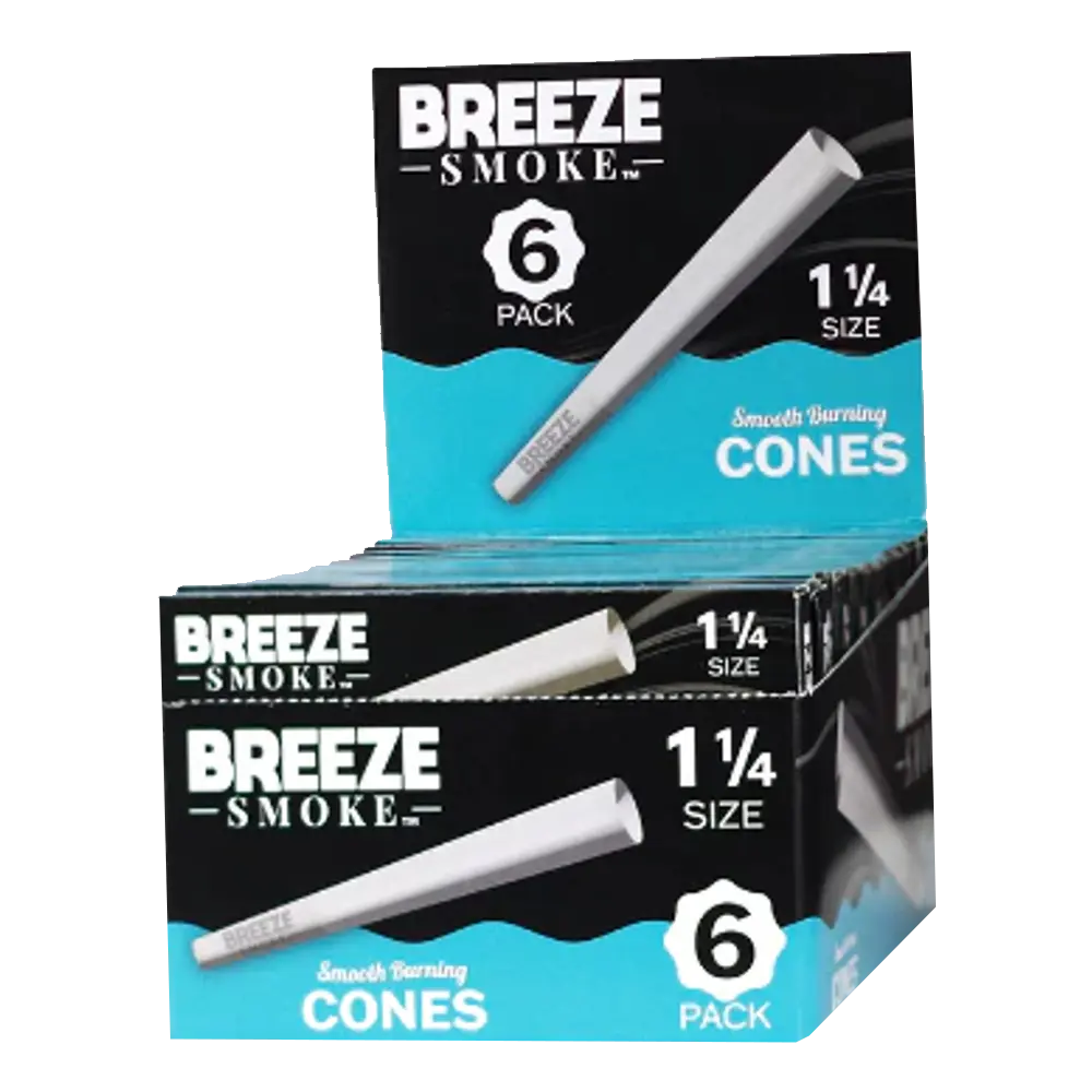BREEZE CONES 1 1/4 6PK 24CT