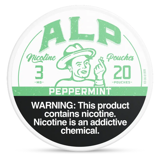 ALP 3MG PEPPERMINT NICOTINE POUCHES 5CT