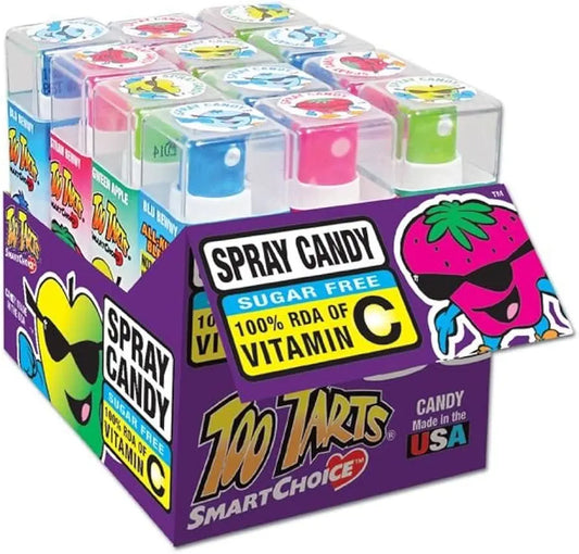 TOO TARTS SWEET SPRAY CANDY 12 CT