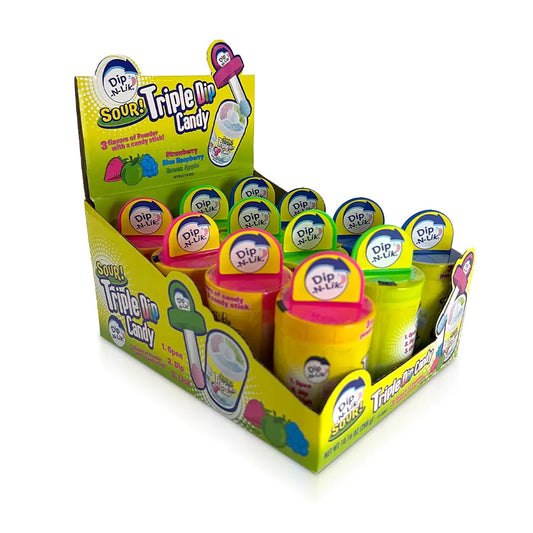 KOKO'S DIP-N-LIK TRIPLE CANDY SOUR 12CT