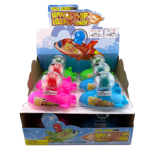 KOKO'S SPACESHIP LOLLIPOPCANDY 12CT