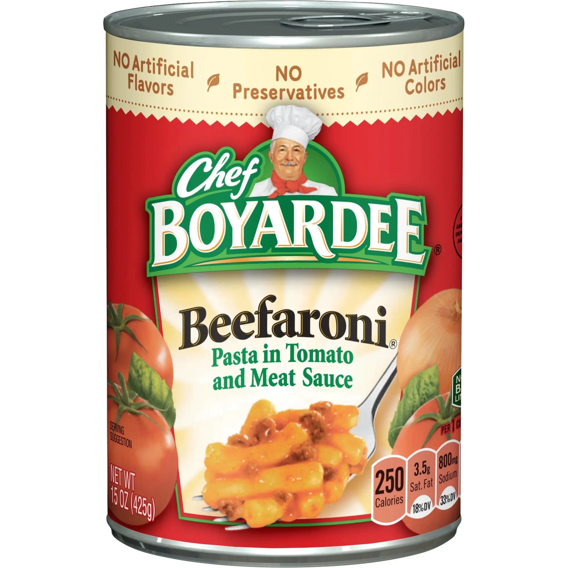 CHEF B BEEFARONI 15 OZ