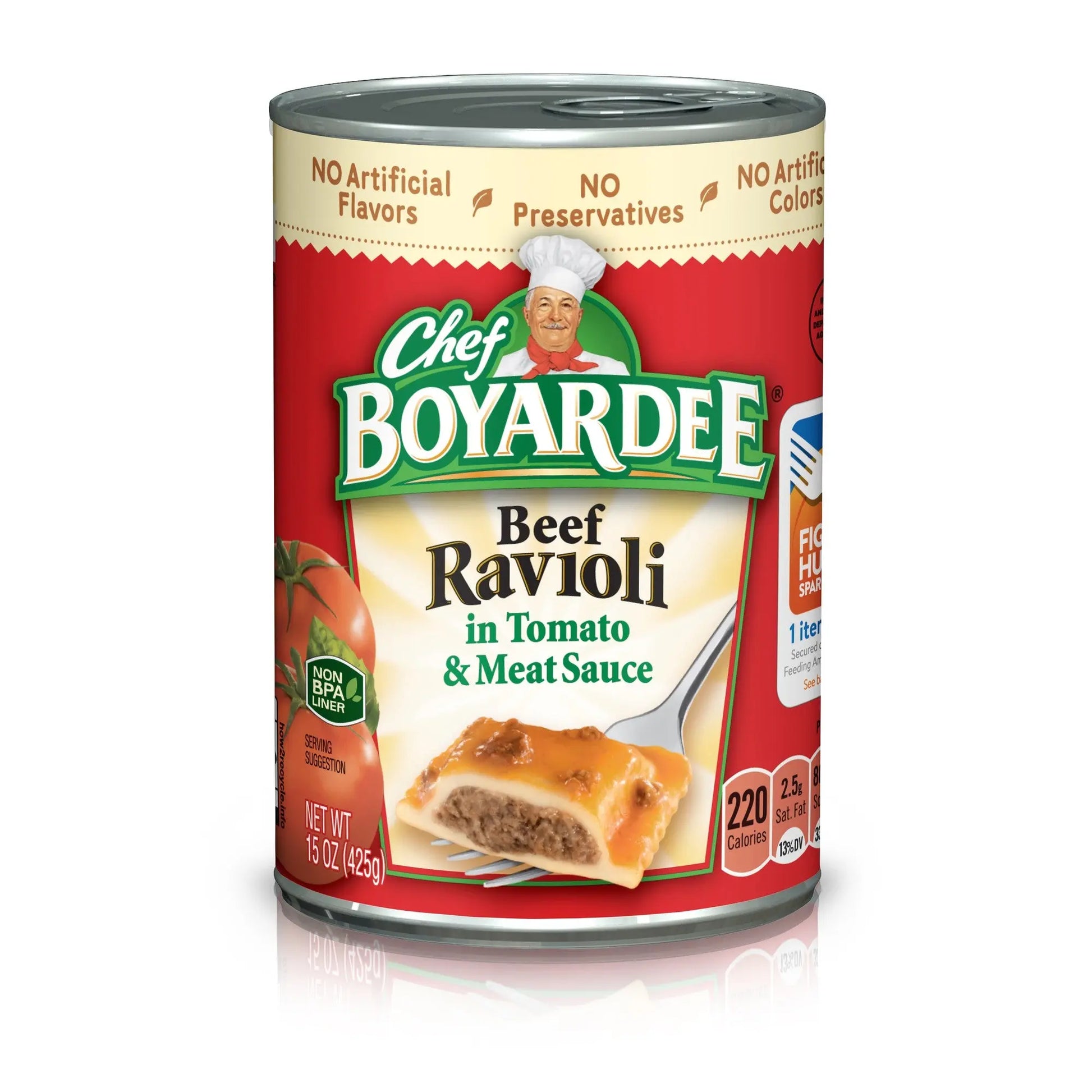 CHEF B BEEF RAVIOLI 15 OZ