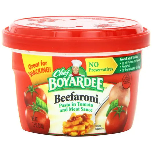 CHEF B MICR BEEFARONI 7.5 OZ