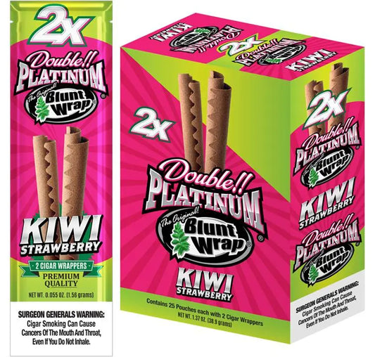 PLATINUM B.W STRBRY KIWI 25CT
