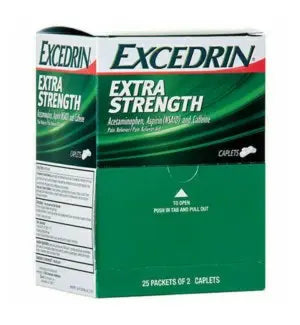 EXCEDRIN 25/2 PKS