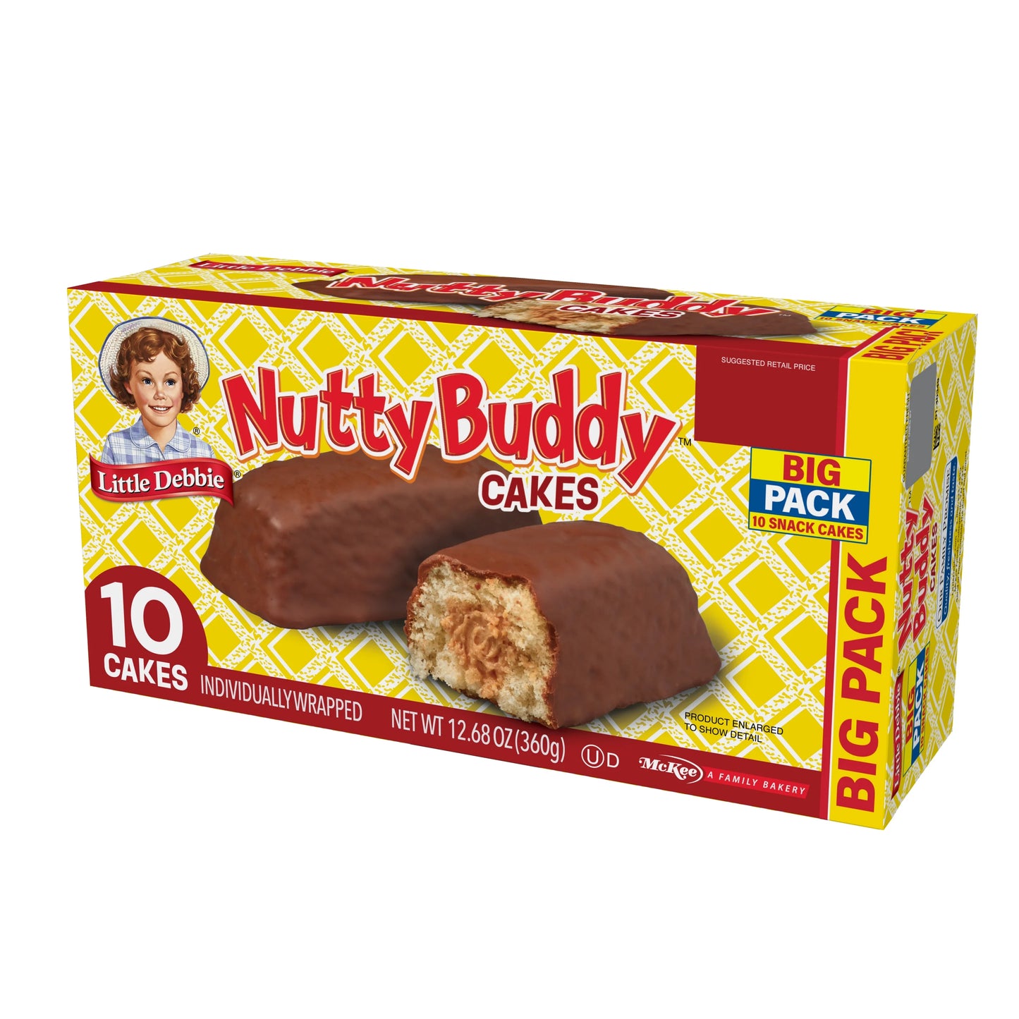 LD NUTY BUDDY CAKES 3PK 6CT