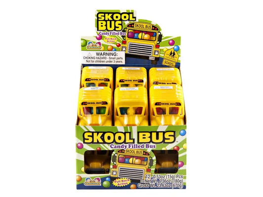 SKOOL BUS FILLED CANDY 12 CT