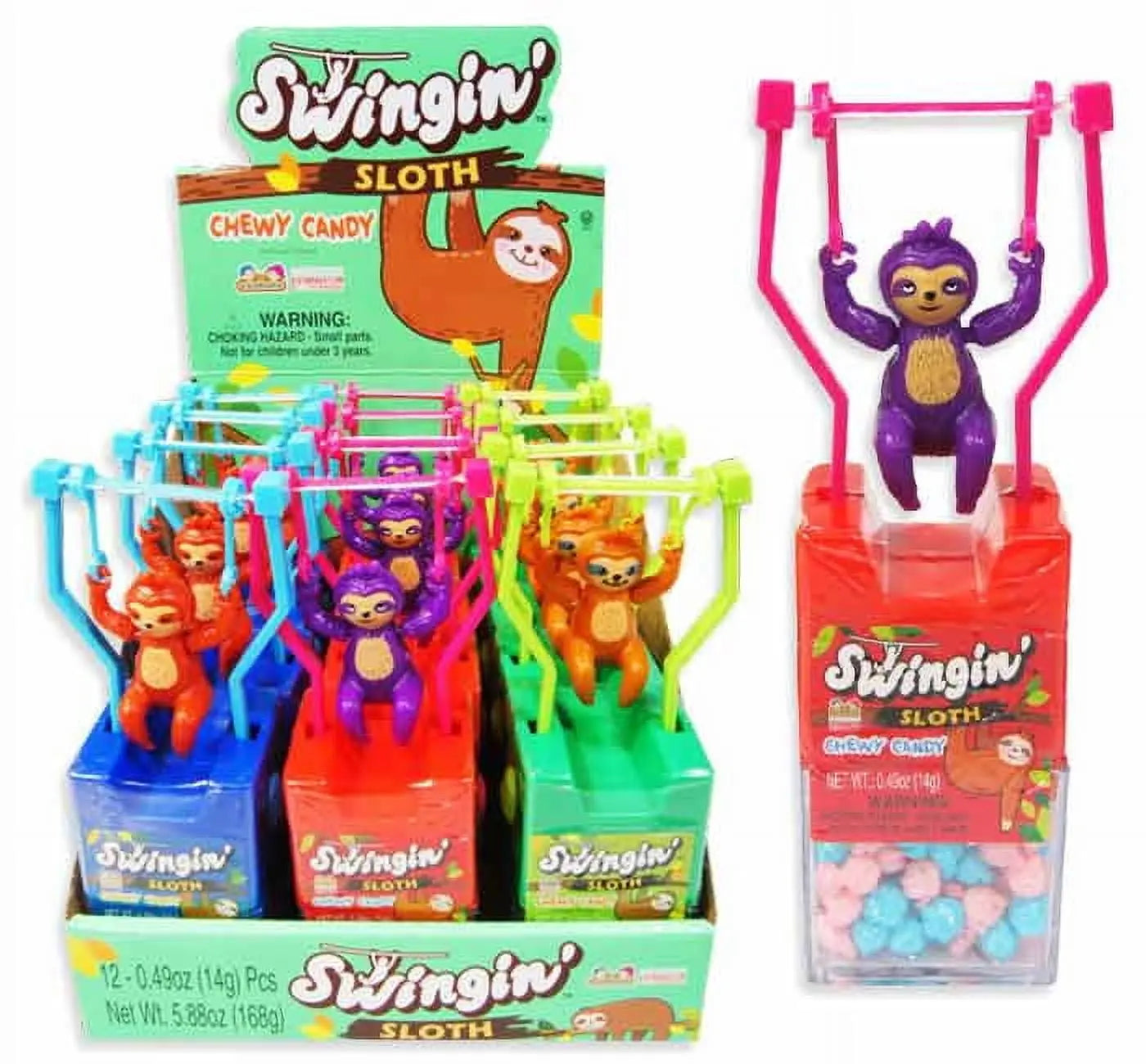 SWINGIN SLOTH 12CT