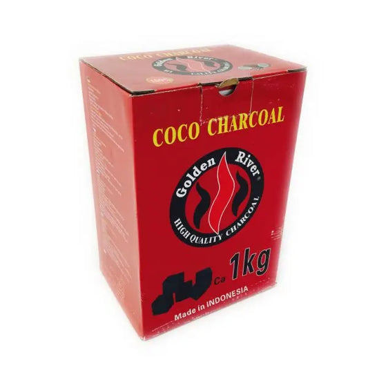 HOOKAH GOLDEN RIVER CHARCOAL 1KG