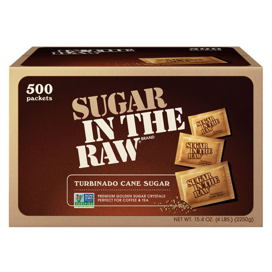 RAW SUGAR PACKETS 500CT