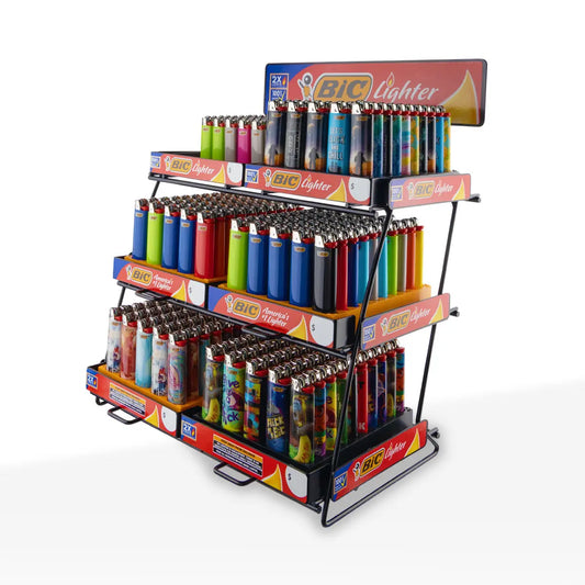 BIC LIGHTERS DISPLAY 6 TIER