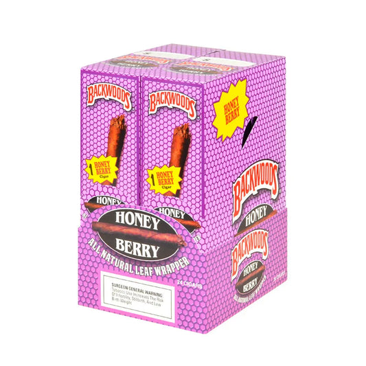 BACKWOODS SINGLES HONEY BERRY 24 CT