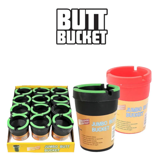 CIGARETTE BUCKET ASHTRAY 12 CT